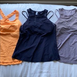 Three Lululemon Tops